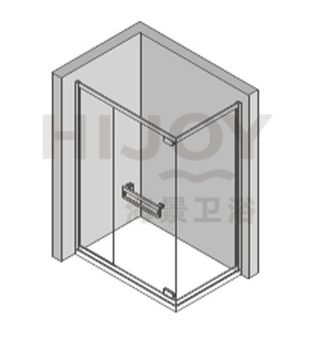 Square stainless steel matt painting shower room