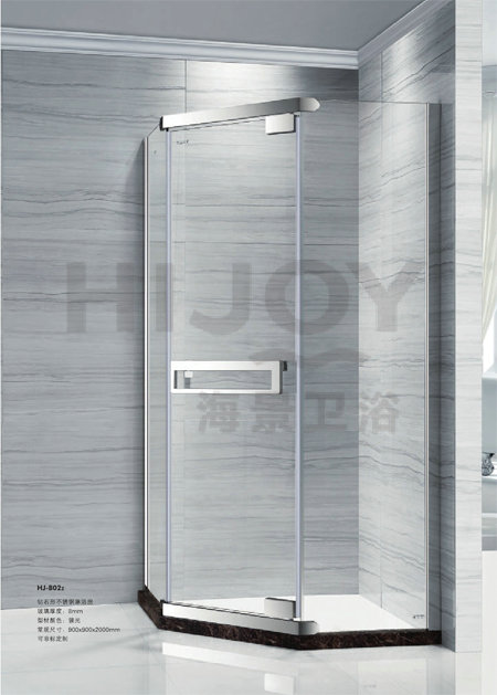 Square stainless steel shower room