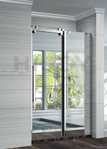 Square stainless steel shower room