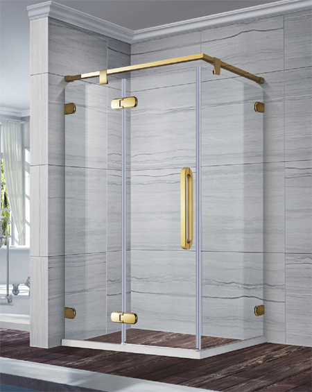 Square stainless steel shower room