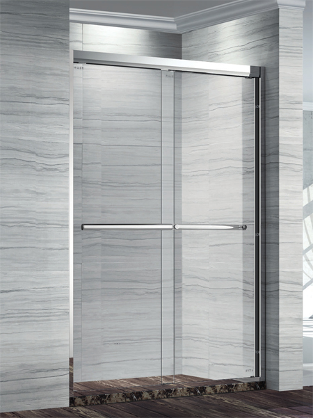 Square stainless steel shower room