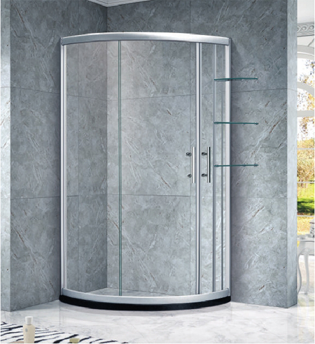 Square stainless steel shower room